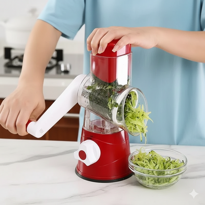 مبشرة يدوية متعددة الاستعمالات - تقطيع سريع وآمن للخضروات