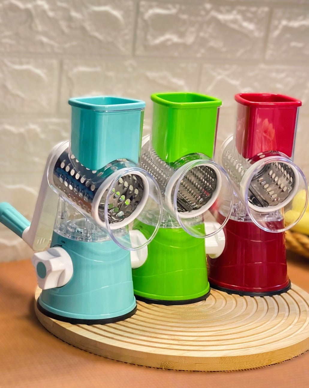 مبشرة يدوية متعددة الاستعمالات - تقطيع سريع وآمن للخضروات